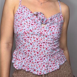 Floral Print Women's Top